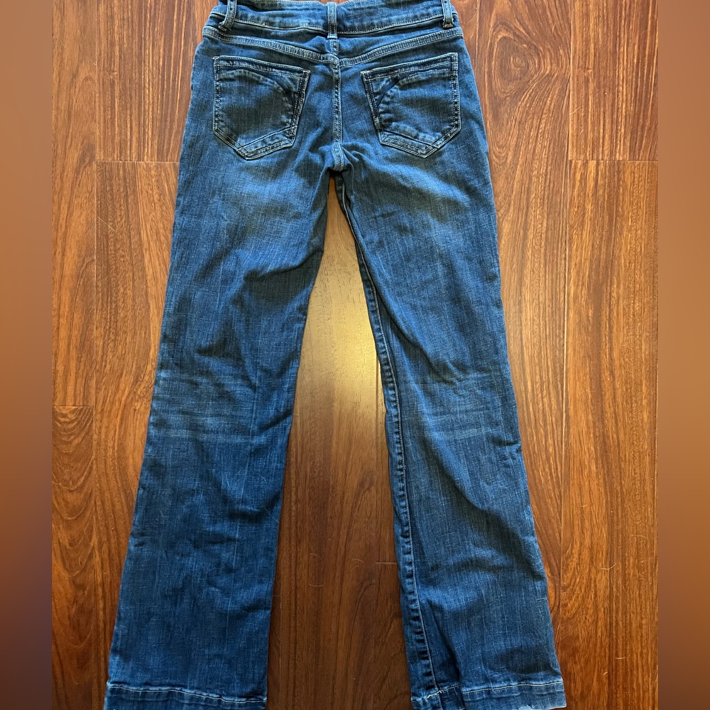 Stetson Womens Jeans - Blue Cotton Blend 214 Diangle Pieced l